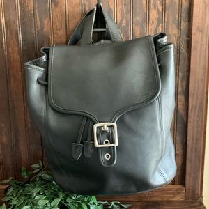 Vintage Coach Leather Backpack